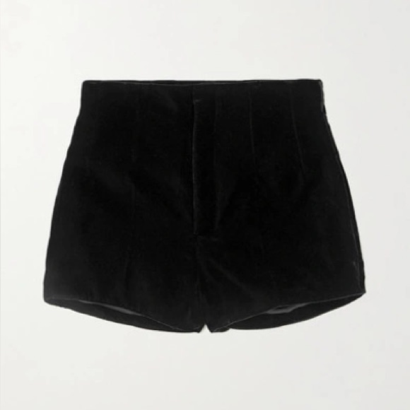 Saint Laurent Velvet Shorts